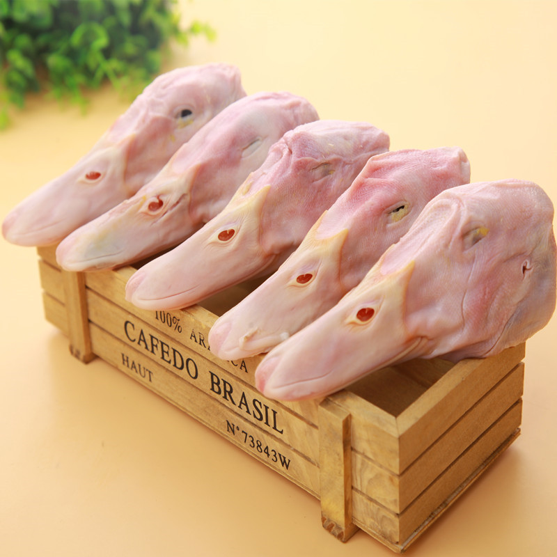 新鲜鸭头 生鸭头  2kg约16到18个鸭肉