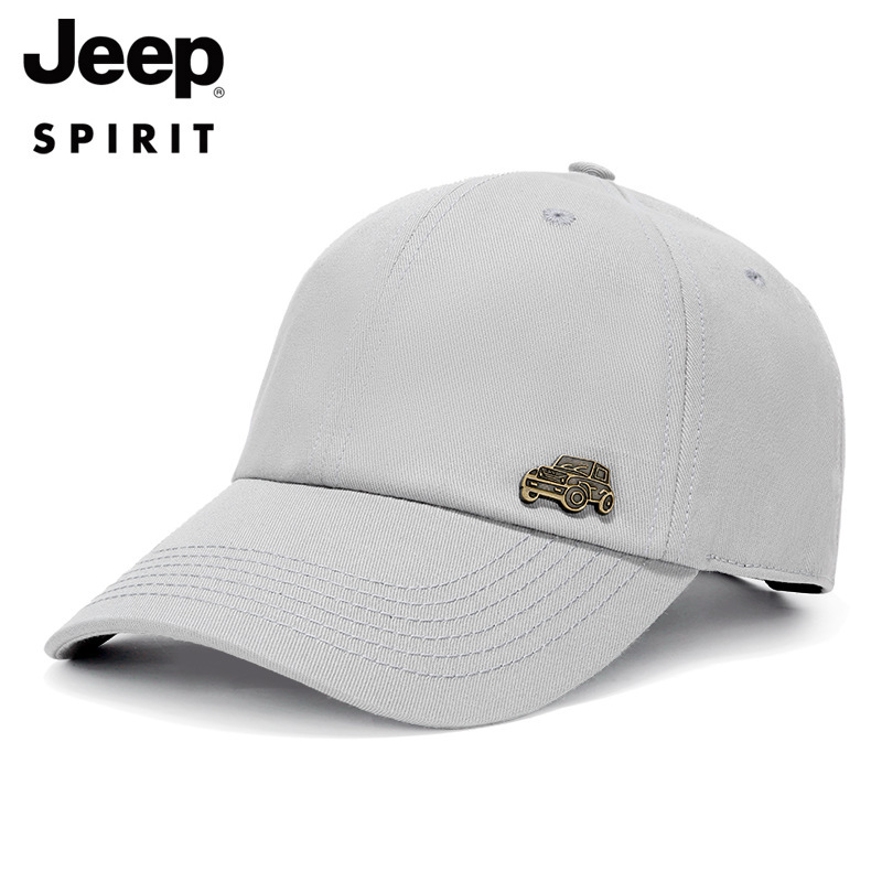 jeep吉普帽子四季男棒球帽鸭舌帽男帽品牌车标logo休闲钓鱼遮阳帽
