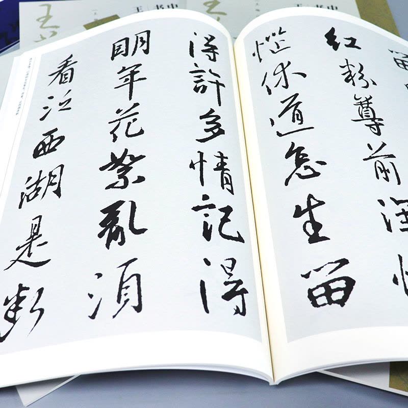 [醉染正版]5册 王羲之集字唐诗+宋词+千字文+三字经+弟子规中国历代书法名家作品集字江古诗词字帖临摹范本行书楷书草书江图片