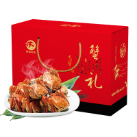 [鲜活螃蟹]阳澄物语 优选阳澄湖大闸蟹礼盒 公4.5两 母3.0两 4对