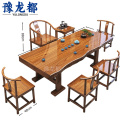 豫龙都 茶台 茶桌5椅1.8m套