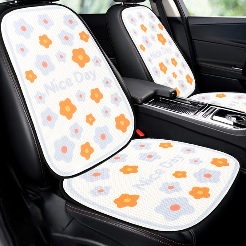 夏季汽车坐垫闪电客凉垫ins网红车垫座垫四季通用车载座椅凉席夏天