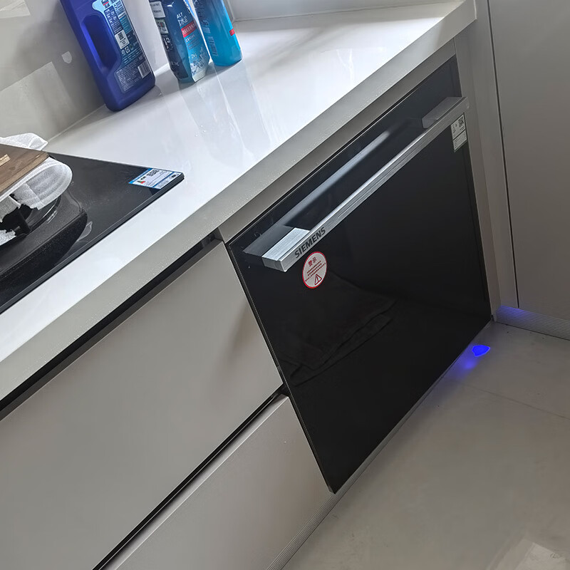 西门子SE43EB28KC 灶下洗碗机家用小型厨房嵌入式14套全自动刷碗机嵌入式 700mm黄金高度高清大图