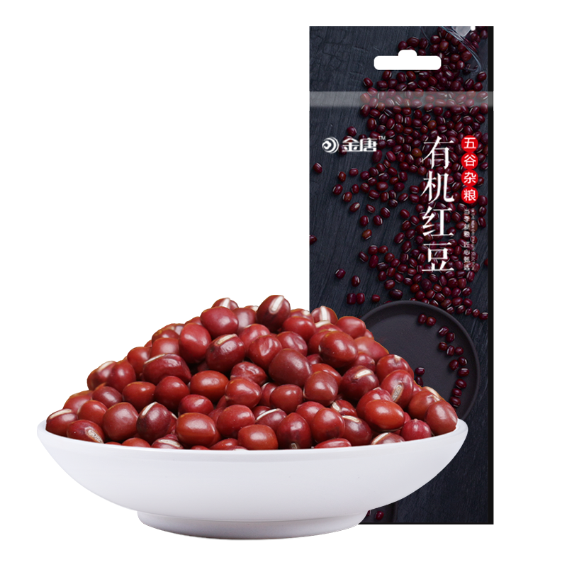 金唐(KTANG)有机 红小豆 500g（ 红豆 小豆 东北 粗粮杂粮 大米伴侣）