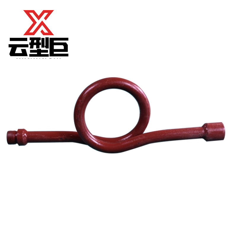 云型巨 压力表缓冲管内外丝三通旋塞弯管 压力管表弯 DN15 单位:个高清大图