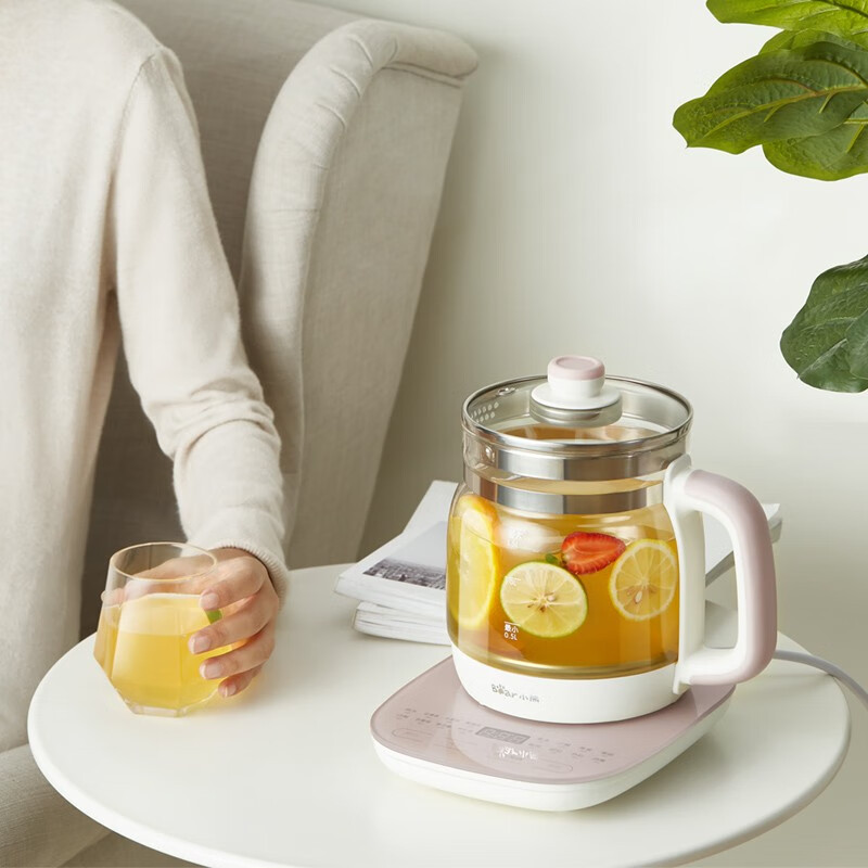 小熊(Bear)YSH-A15Z8 养生壶 煮茶器 煮茶壶电水壶烧水壶1.5L触屏玻璃花茶壶高清大图