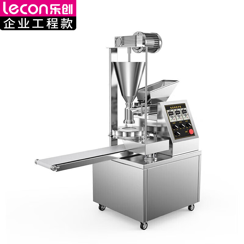 乐创(lecon)包子机500-3600个/h仿手工包子一体机双斗输馅LC-J-BZ160I