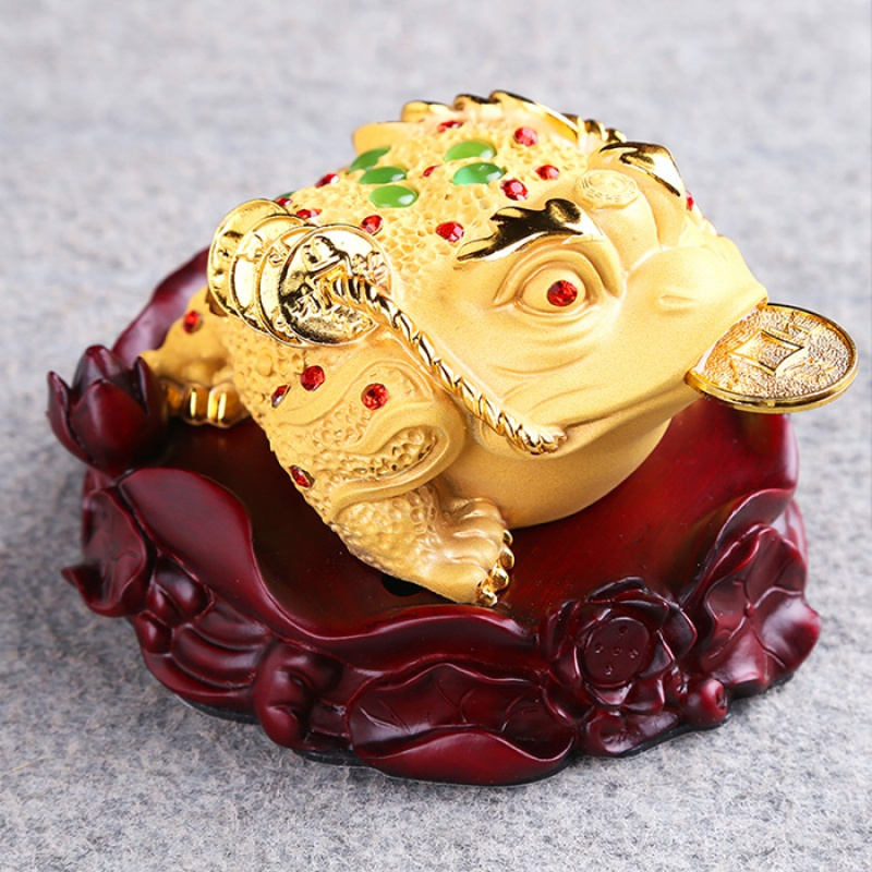 新款招财辟邪树脂汽车摆件 高档装饰品特色工艺小饰品金蝉摆件