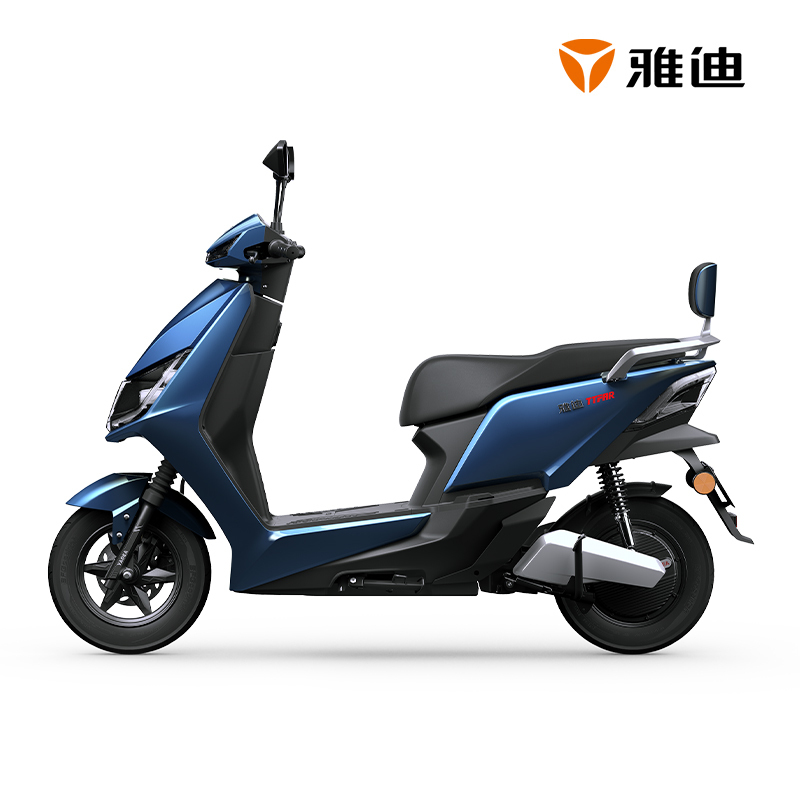 雅迪电动车新款T5冠能版电瓶车成人男女代步电动轻便摩托车 T5石墨烯宝马蓝