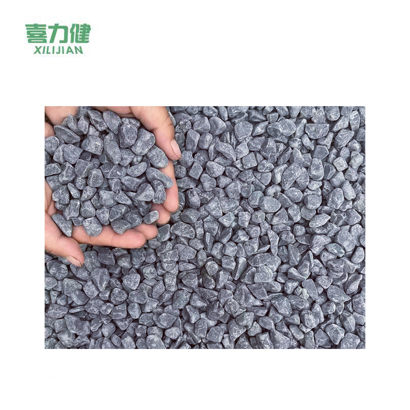 喜力健 天然砾石 1*2CM-深灰色不打磨 袋高清大图