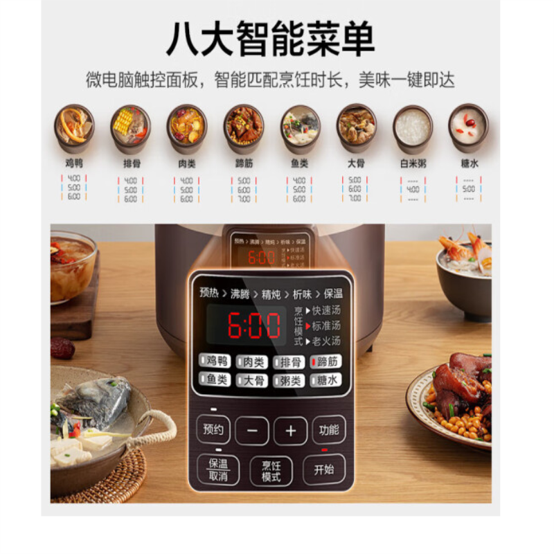 美的电炖锅(盅)MD-WTGS401高清大图