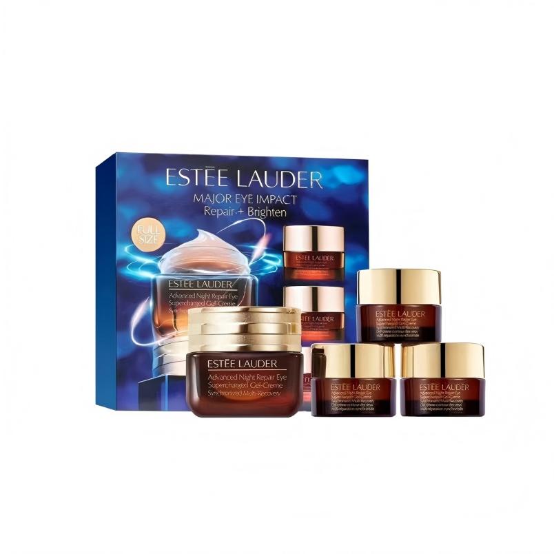 美国ESTĒE LAUDER 雅诗兰黛特润修护肌活精华眼霜欢享套组-15ml+5ml*3