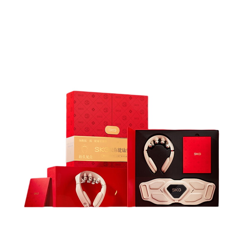 SKG 双G7豪华礼盒款(G7 2代豪华款颈椎按摩器+G7豪华款按摩腰带)