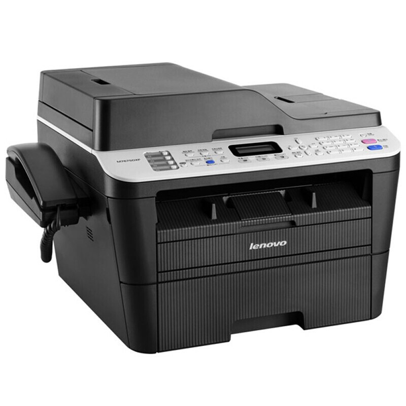 联想(Lenovo)M7685DXF A4黑白激光自动双面有线网络局域网打印多功能一体机打印复印扫描传真商用办公家用文件试卷材料文件打印一体机