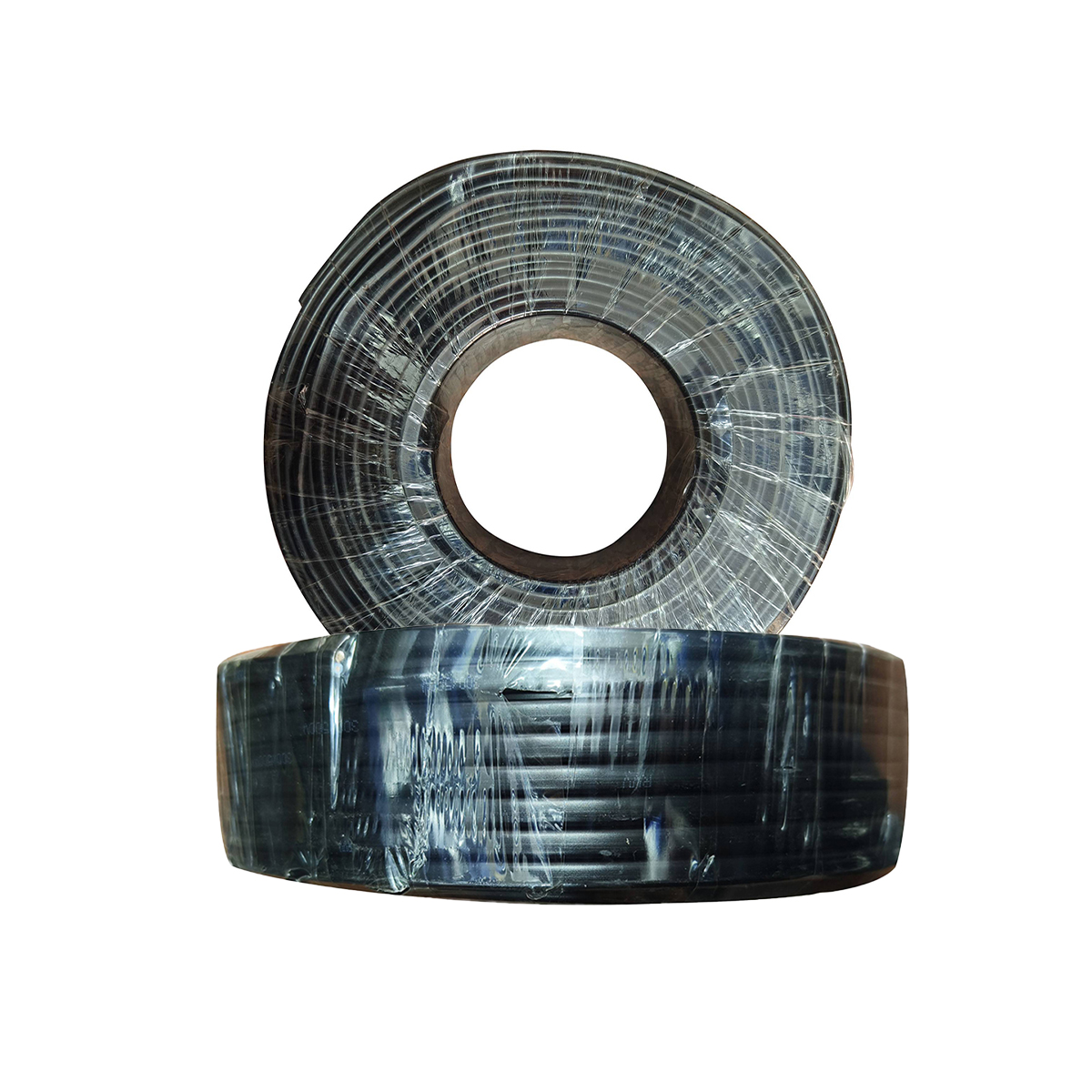 百名迖 国标阻燃铜芯聚氯乙烯绝缘单芯软电线 BVR 4平/100米 捆高清大图