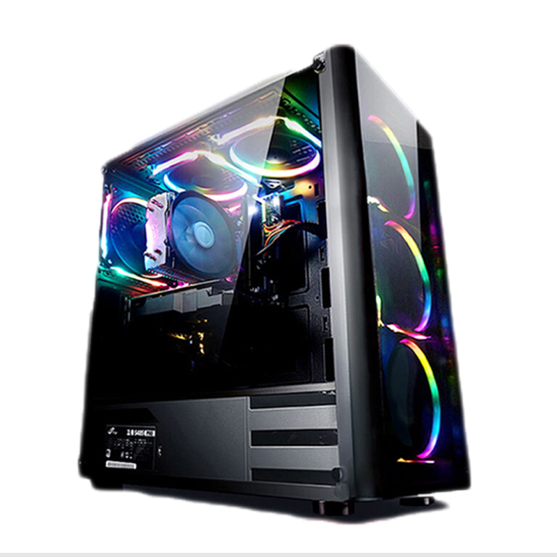 宁美国度 AMD R5 2600 / GTX1050Ti升1650/4G独显吃鸡游戏台式电脑主机/DIY组装机