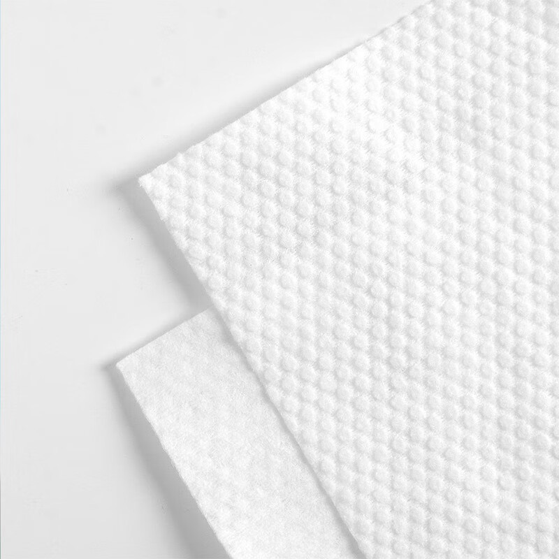 洁丽雅洁面巾100抽*5包干湿两用加厚珍珠纹MRJ735-5高清大图