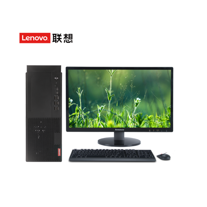 联想(Lenovo)启天M428 I7-9700台式电脑 SSD/4G独显/27英寸显示器