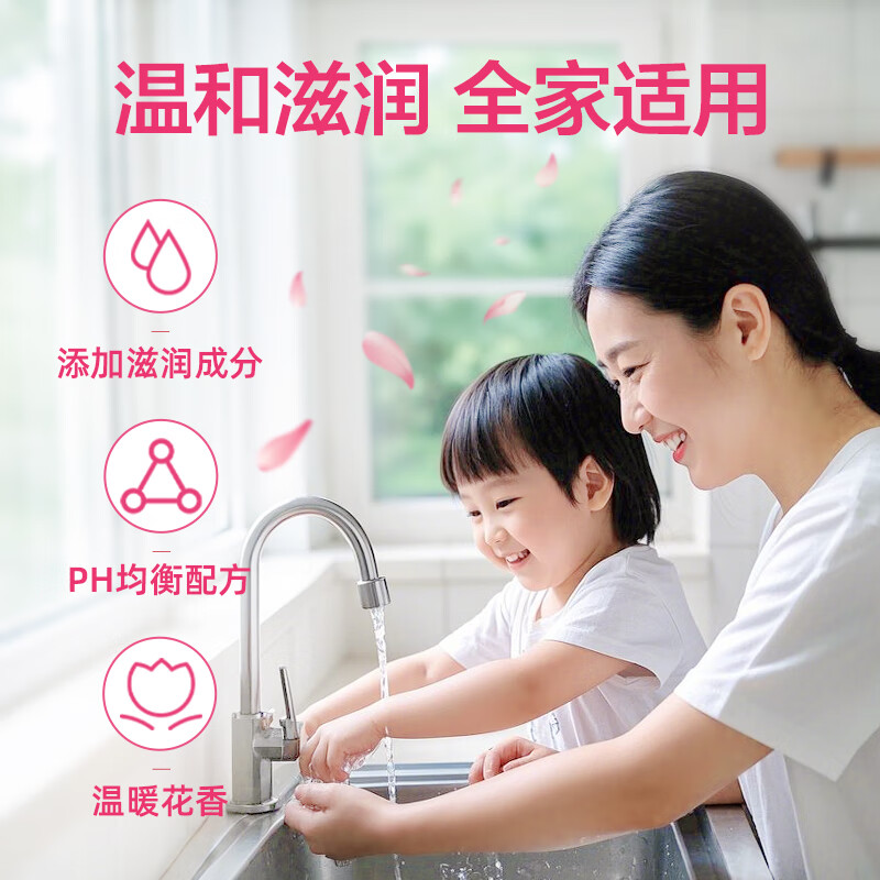 滴露(Dettol)洗手液抑菌滋润450g*2+松木450g*2儿童家庭补充装消毒温和护手高清大图