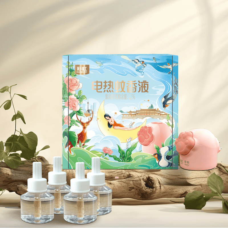 彩虹 蚊香液直插器超值装(4+1)280夜无味T5141高清大图