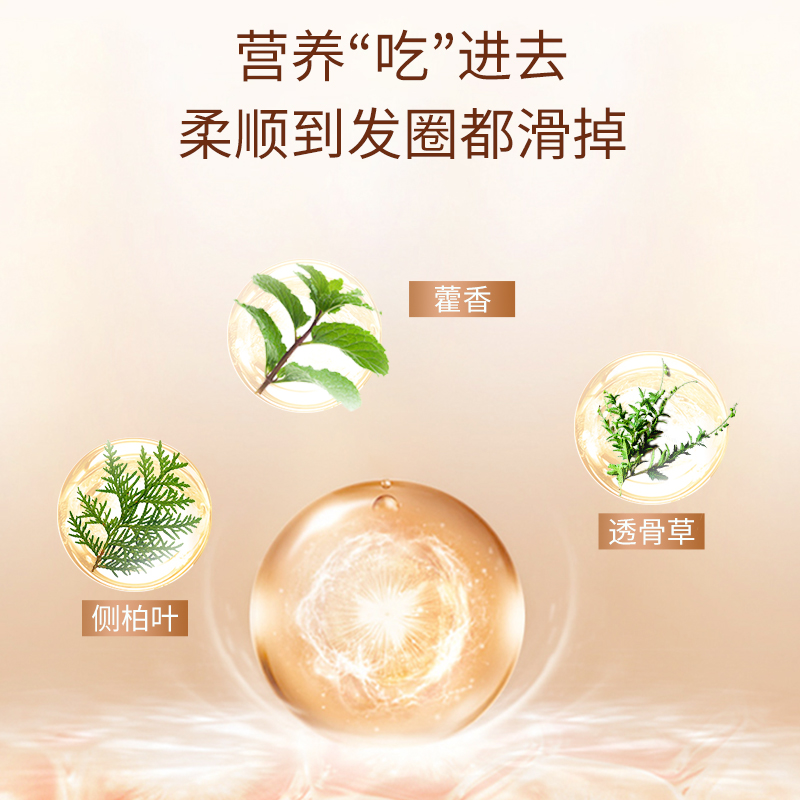 滋源氨基酸茶籽去屑 洗头水535ml高清大图