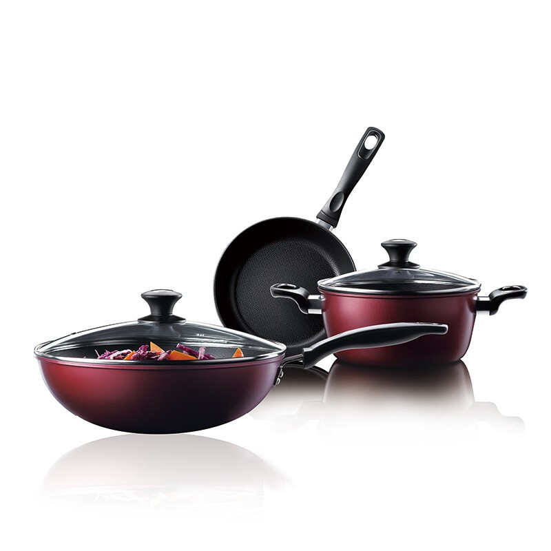 john boss厨房小家电 hg-gb3222 john boss博特健康锅具三件套 hg-gb