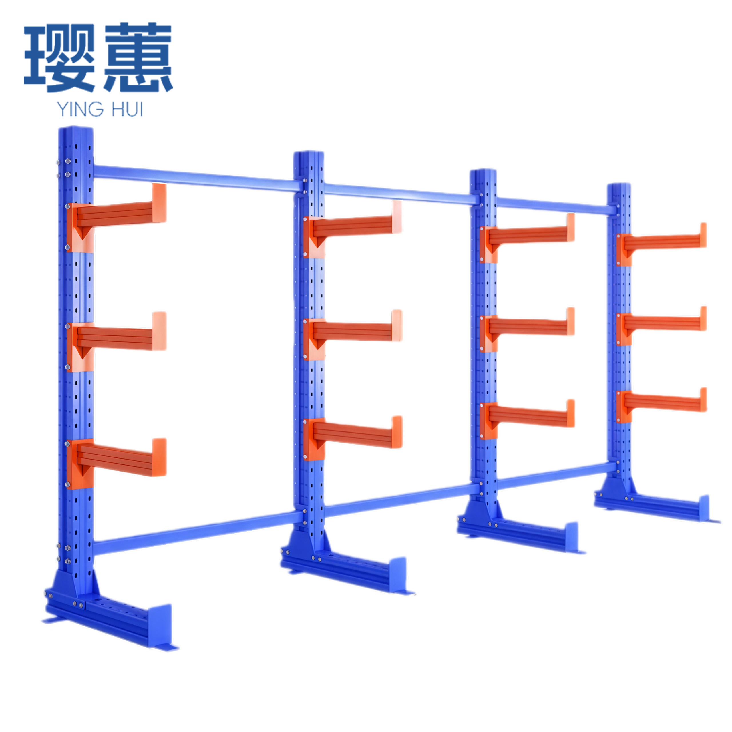璎蕙 悬臂货架 4层单面 个高清大图
