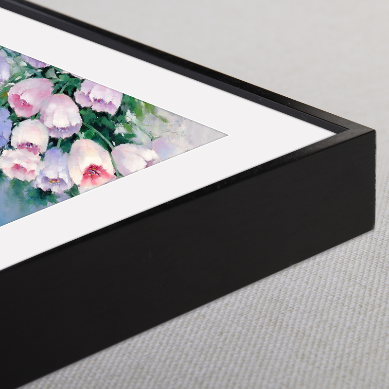 相框铝合金画框金属相框海报框装饰画内框50x70厘米黑色