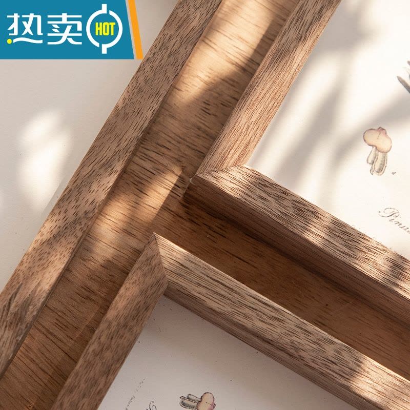 敬平简约正方形相框摆台6寸7寸8寸 A4洗照片做成相框相片框油画棒挂墙 复古色 可定制尺寸 联系客服 (限25*35cm图片