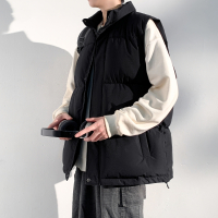 唐狮24冬季新款棉衣男装短款立领棉服背心学生加厚保暖马甲棉袄_276 M 黑色
