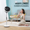 美的(Midea)电风扇 GDE24MB 空气循环扇 变频智能遥控风扇 家用卧室客厅大风量落地扇台扇低噪 摇头净化循环扇