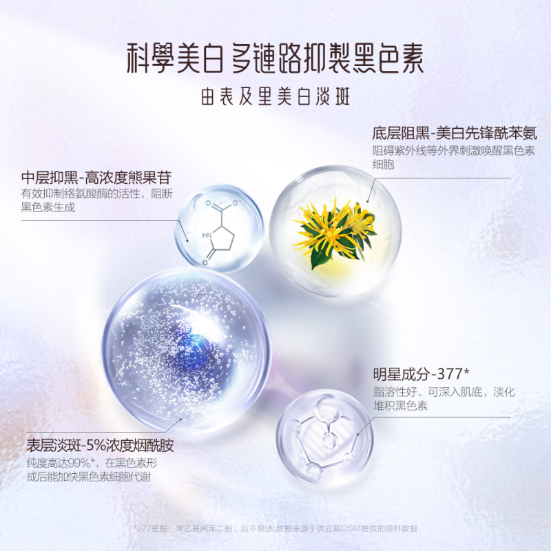 御泥坊矜纯臻白小金瓶套装六件套美白补水夏季护肤品美白提亮淡化斑点苏宁自营