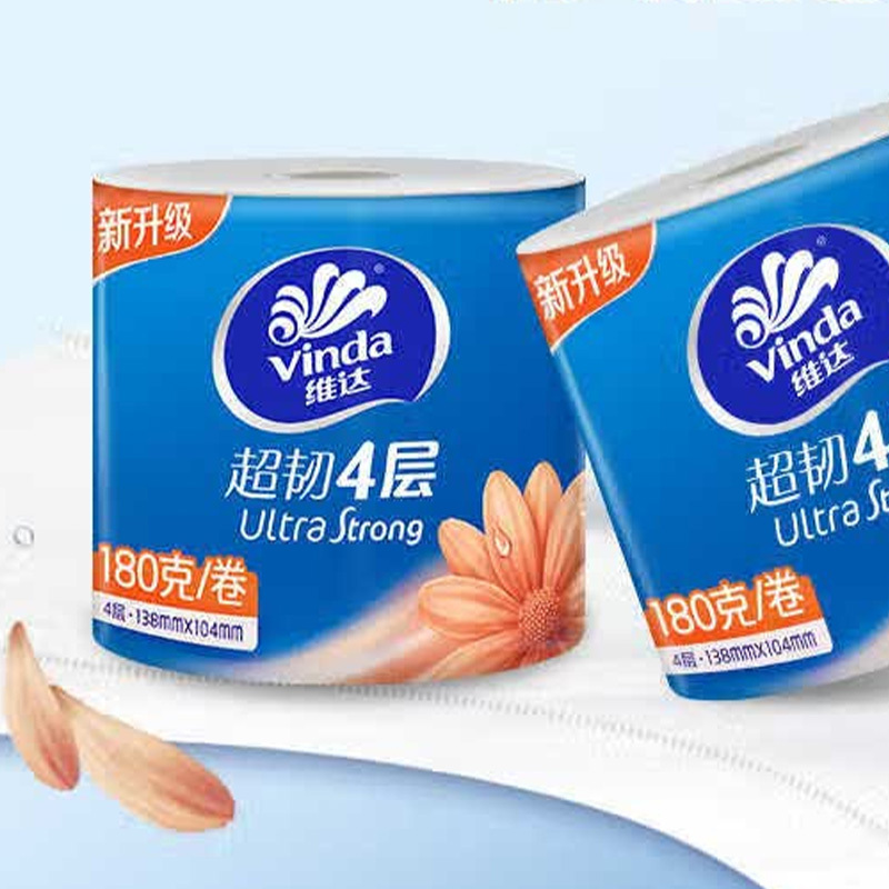 维达有芯卷纸180g*10卷*1提VS4588-1T超韧系列(包装随机)高清大图
