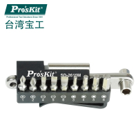 宝工 Pro'sKit SD-2610M 10合1不锈钢棘轮扳手组