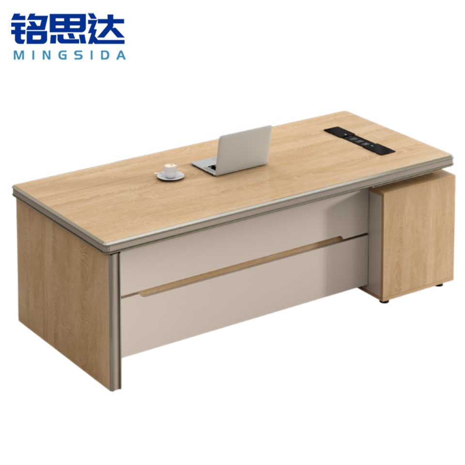 铭思达老板桌220*80*75cm张高清大图