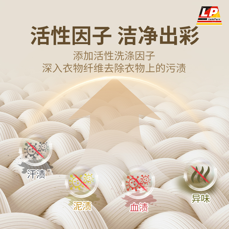 蓝漂香水洗衣液香味持久留香2kg*1瓶家用实惠装高清大图
