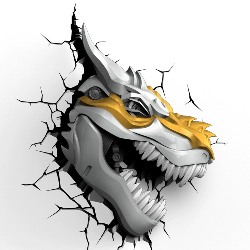 造梦师正版变形金刚大黄蜂擎天柱动漫周边可发光玩具模型节能壁灯钢索