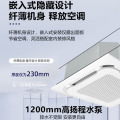 创维大5匹天花机变频 二级能效嵌入式 吸顶机 店铺办公室 小中央空调 京派KFR-120TW/V3AA1A-N2PLA