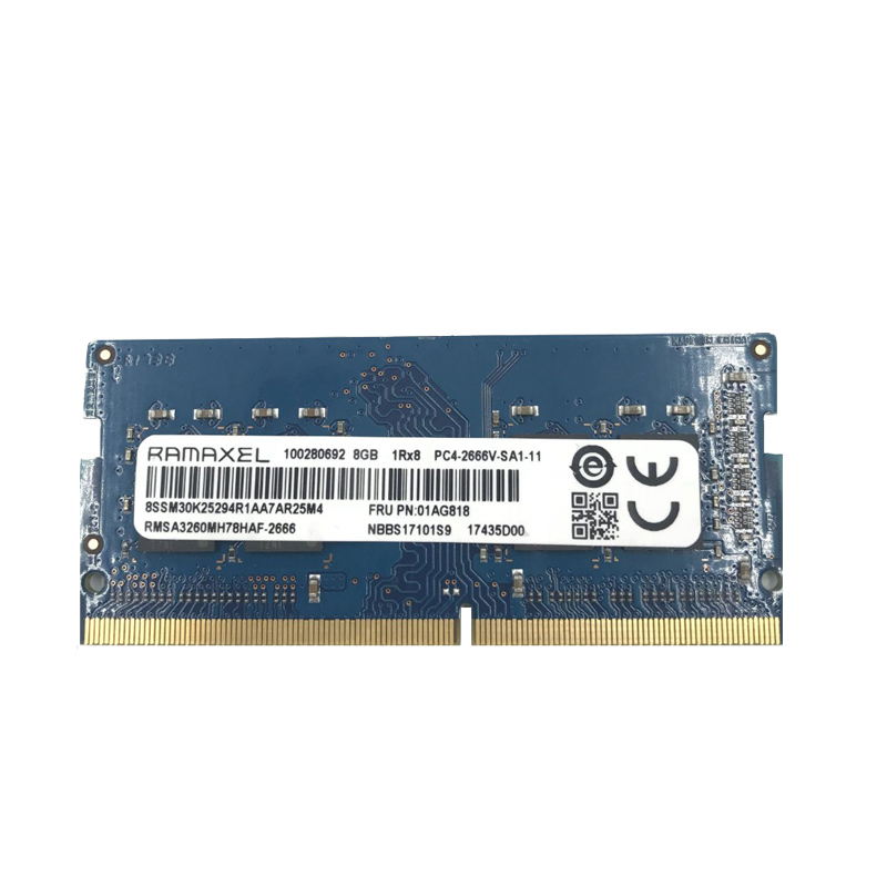 联想 hp 记忆科技(Ramaxel)8G DDR4 2666 2667 笔记本内存条 PC4-2666