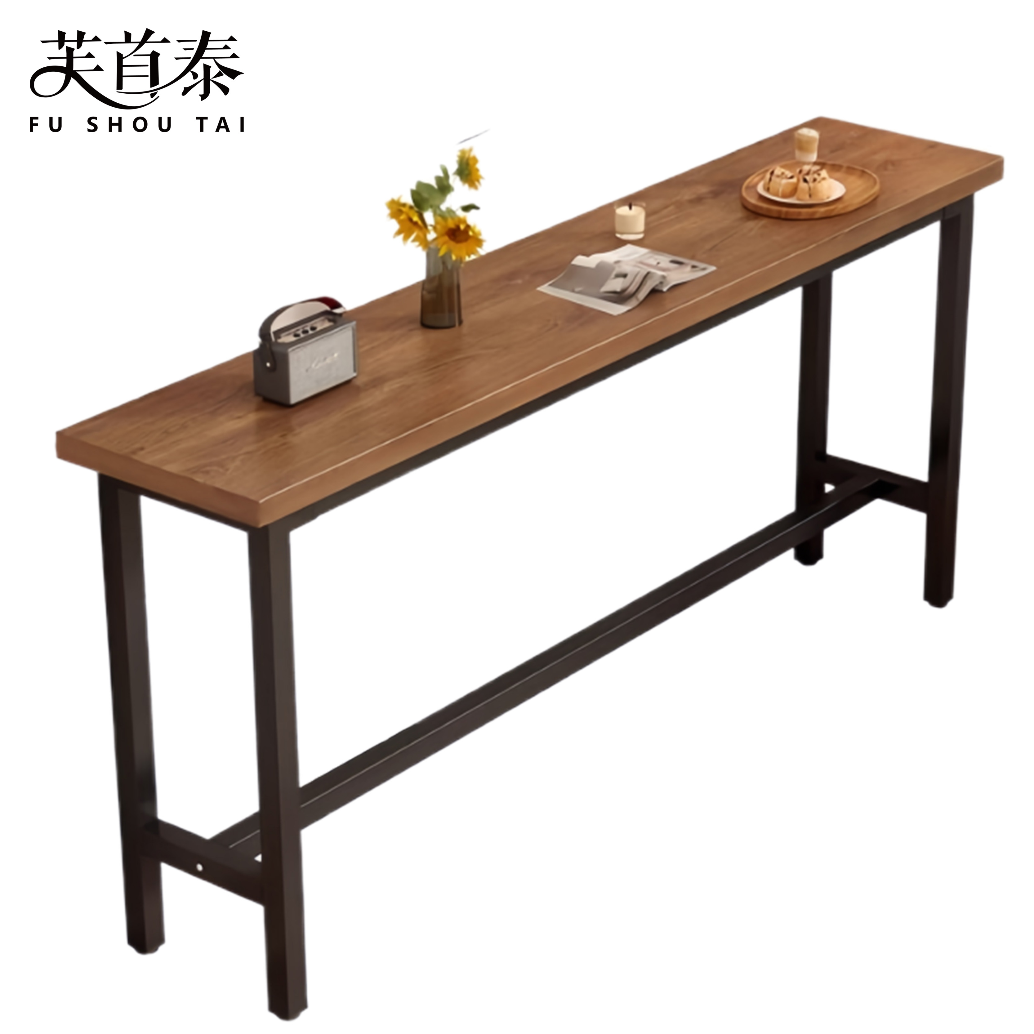 芙首泰吧台桌2400*400*1050mm张