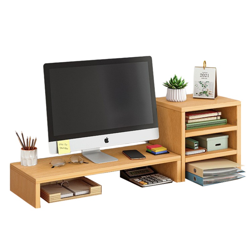 悦兴诚电脑增高架50*20*8cm+边柜个