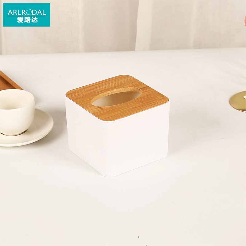 爱路达 路外宣传纸巾盒方款 小号11*11*8cm/个高清大图