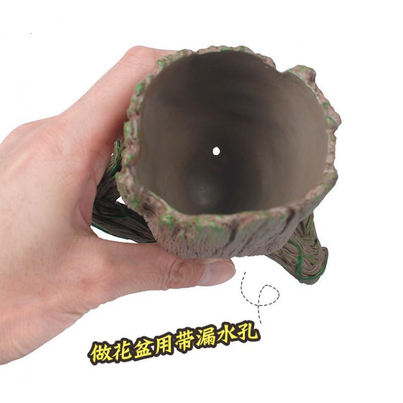 2花盆树人宝宝格鲁特Groot笔筒BB公仔模型玩具摆设 三维工匠高清大图