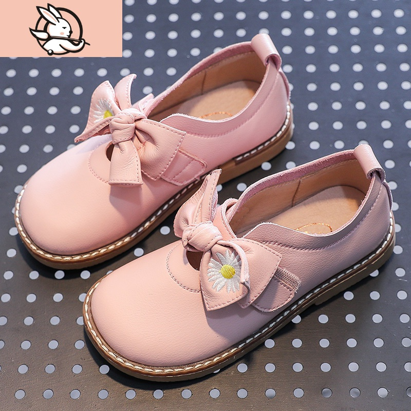 儿童皮鞋 huayangtu女童鞋公主鞋女童皮鞋2020新款秋季中大童洋气软底