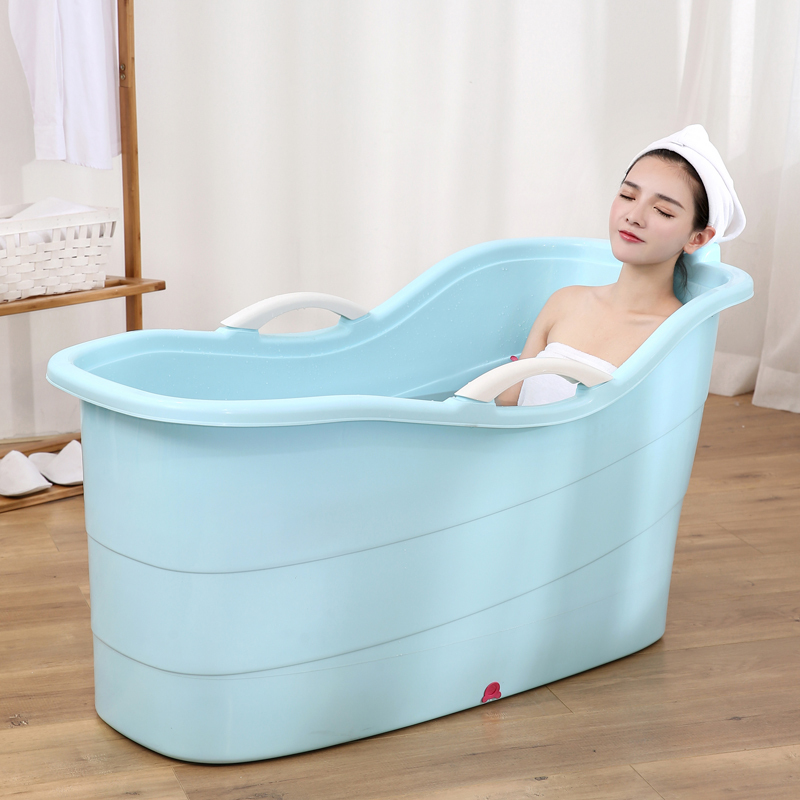 大人泡澡桶成人洗澡桶加厚浴盆浴缸家用闪电客塑料女大号儿童浴桶沐