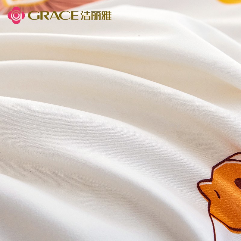 洁丽雅洁丽雅Grace磨毛套件-觅桃JLY-YH101高清大图