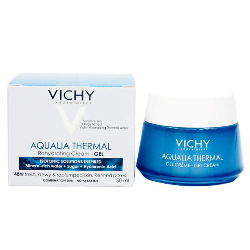 薇姿(VICHY)温泉矿物系列水活凝露 50ml 清爽补水 面霜啫喱 日霜晚霜