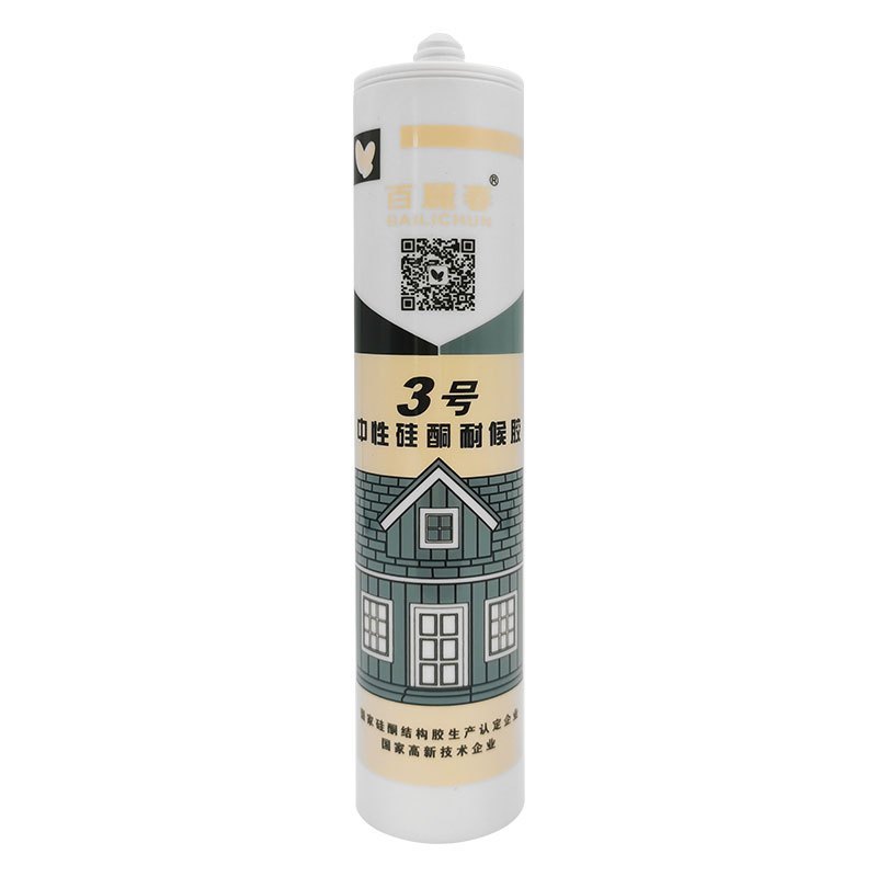 百丽春3号中性硅酮密封胶 黑色 590ML