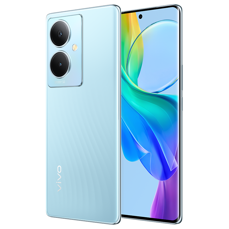 vivo Y78+ 8GB+128GB 天青色 5G全网通新品手机骁龙695芯片旗舰级120Hz OLED曲面屏44W闪充拍照游戏学生手机高清大图