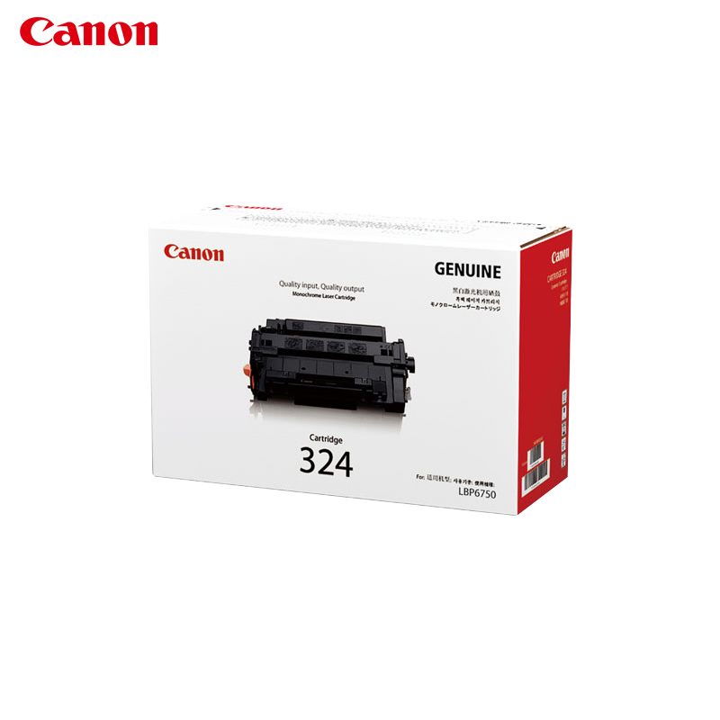佳能（Canon） CRG-324黑色硒鼓 适用 6750DN/6780X/6750DN NPG324-BK标容黑色/6000页